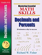 Book Cover Mastering Essential Math Skills DECIMALS AND PERCENTS (Mastering Essential Math Skills)