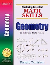 Book Cover Mastering Essential Math Skills GEOMETRY Grades 4-6