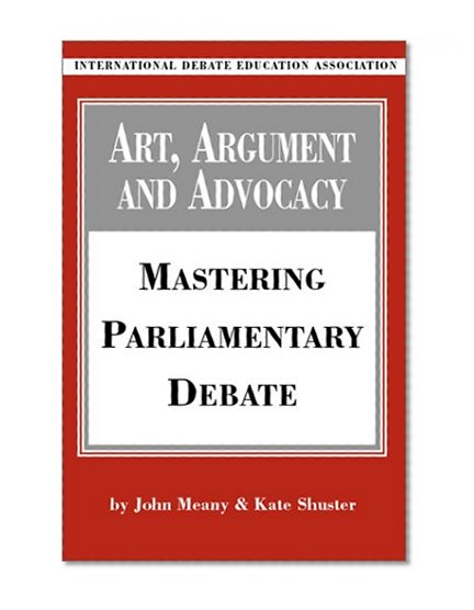 Book Cover Art, Argument, and Advocacy: Mastering Parliamentary Debate