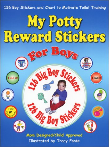 Book Cover My Potty Reward Stickers for Boys: 126 Boy Potty Training Stickers and Chart to Motivate Toilet Training