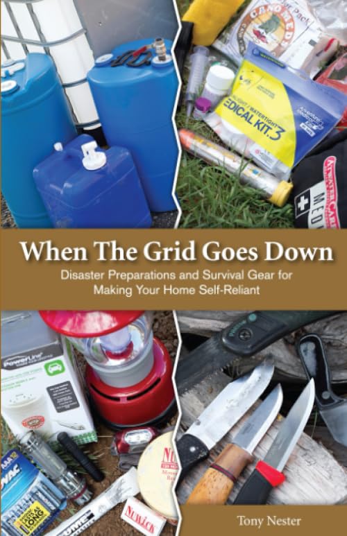 Book Cover When The Grid Goes Down, Disaster Preparations and Survival Gear For Making Your Home Self-Reliant