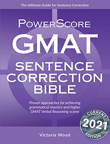 Book Cover The PowerScore GMAT Sentence Correction Bible