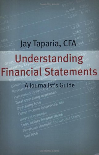 Book Cover Understanding Financial Statements: A Journalist's Guide