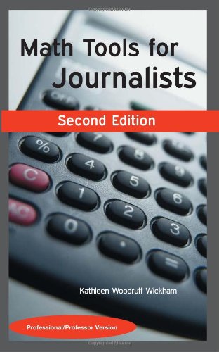 Book Cover Math Tools for Journalists: Professor/Professional Version