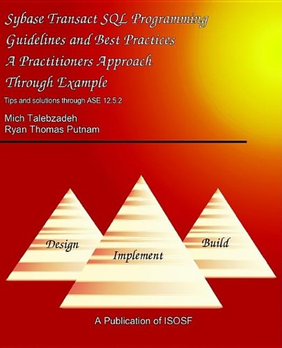 SYBASE TRANSACT SQL GUIDELINES BEST PRACTICES