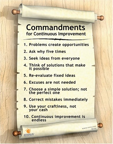 Commandments for Continuous Improvement