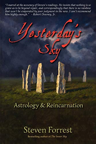Book Cover Yesterday's Sky: Astrology and Reincarnation