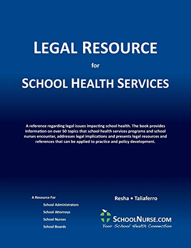 Book Cover LEGAL RESOURCE for SCHOOL HEALTH SERVICES
