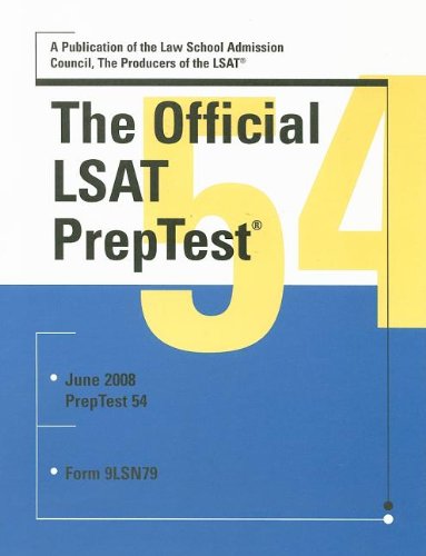 The Official LSAT PrepTest 54