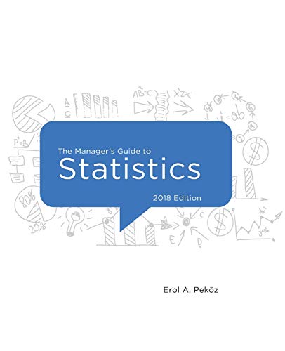 Book Cover The Manager's Guide to Statistics, 2018 edition