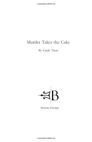 Murder Takes The Cake