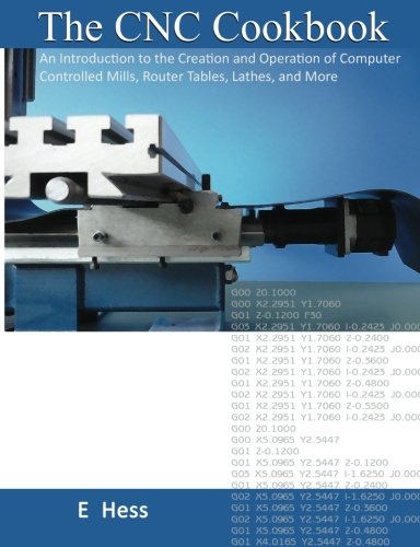 Book Cover The CNC Cookbook: An Introduction to the Creation and Operation of Computer Controlled Mills, Router Tables, Lathes, and More