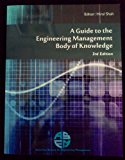 A Guide to the Engineering Management Body of Knowledge.