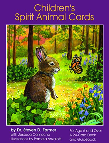 Book Cover Children's Spirit Animal Cards: 24 Cards and 92 Page Author's Guidebook