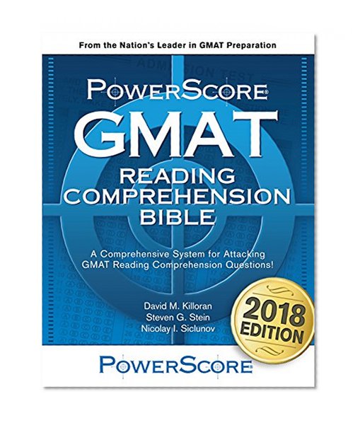 Book Cover The PowerScore GMAT Reading Comprehension Bible