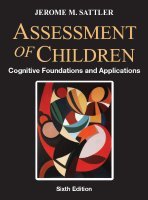 Book Cover ASSESSMENT OF CHILDREN: COGNITIVE FOUNDATIONS AND APPLICATIONS,+ RESOURCE GUIDE, 6th Ed, 2018