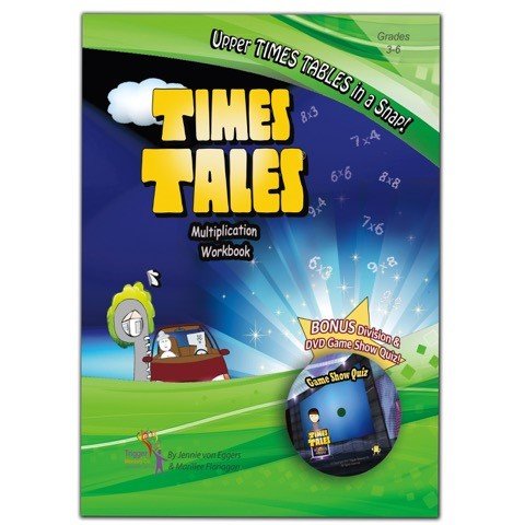 Book Cover Times Tales Multiplication Workbook with DVD Game Show Quiz