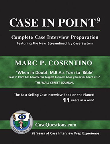 Book Cover Case in Point 9: Complete Case Interview Preparation