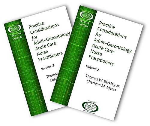 Book Cover Practice Considerations for Adult - Gerontology Acute Care NPs - Second Edition
