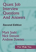 Book Cover Quant Job Interview Questions and Answers (Second Edition)
