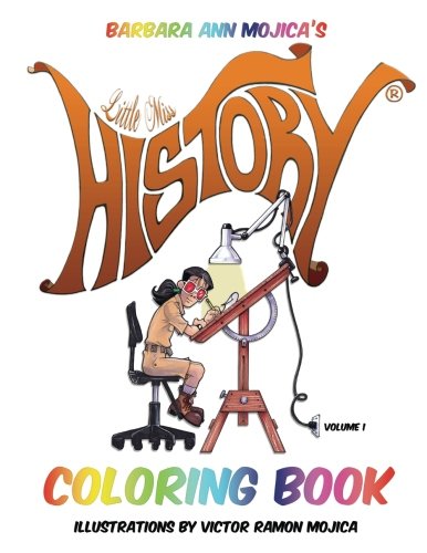 Book Cover Little Miss HISTORY COLORING BOOK (Volume 1)