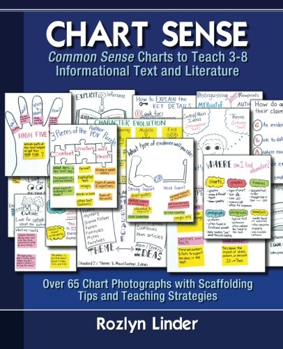 Book Cover Chart Sense: Common Sense Charts to Teach 3-8 Informational Text and Literature