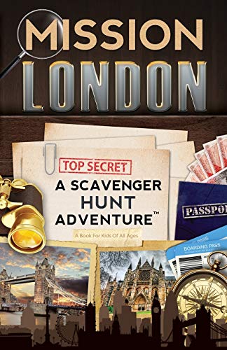Book Cover Mission London: A Scavenger Hunt Adventure (Travel Guide For Kids)
