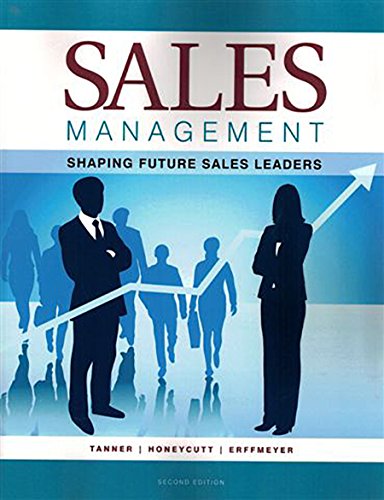 Sales Management: Shaping Future Sales Leaders-2nd ed.