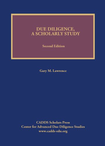 Due Diligence, a Scholarly Study