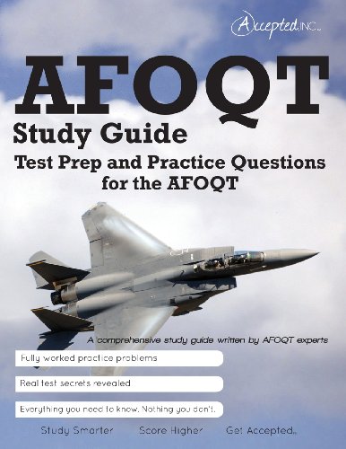 Book Cover AFOQT Study Guide: Test Prep and Practice Test Questions for the AFOQT
