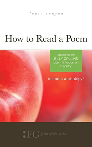 Book Cover How to Read a Poem: Based on the Billy Collins Poem 