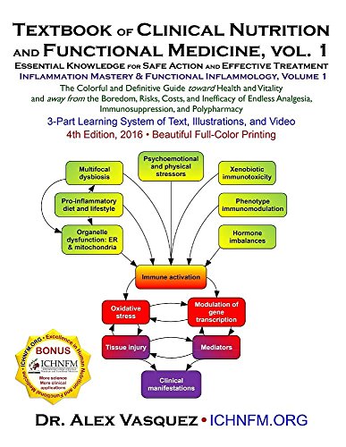 Book Cover Textbook of Clinical Nutrition and Functional Medicine, Vol. 1: Essential Knowledge for Safe Action and Effective Treatment (Inflammation Mastery & Functional Inflammology)