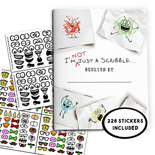 Book Cover I'm NOT just a Scribble...Activity Booklet PLUS 228 Stickers