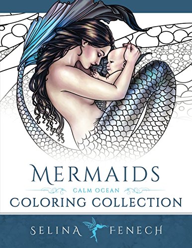 Book Cover Mermaids - Calm Ocean Coloring Collection (Fantasy Coloring by Selina) (Volume 2)