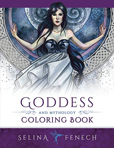 Book Cover Goddess and Mythology Coloring Book (Fantasy Coloring by Selina) (Volume 9)