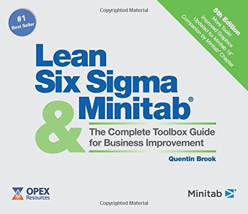 Book Cover Lean Six Sigma and Minitab (5th Edition): The Complete Toolbox Guide for Business Improvement