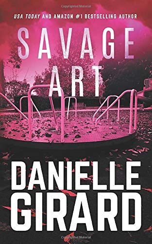 Book Cover Savage Art: A Chilling Serial Killer Thriller