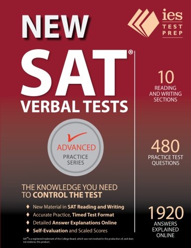 Book Cover New SAT Verbal Tests (Advanced Practice)