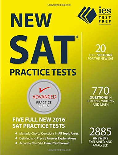 Book Cover New SAT Practice Tests (Advanced Practice)