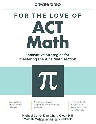Book Cover For the Love of ACT Math: This is not a math book; this is an ACT math book