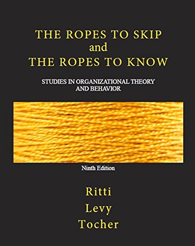 Book Cover The Ropes to Skip and the Ropes to Know, ninth edition