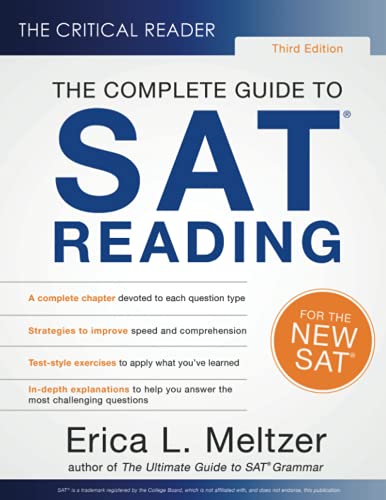 Book Cover The Critical Reader, 3rd Edition: The Complete Guide to SAT Reading