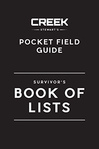 Book Cover Pocket Field Guide: Survival Book of Lists