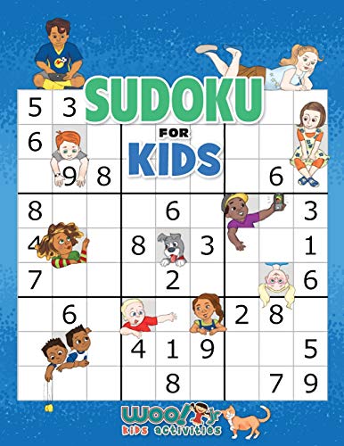 Book Cover Sudoku for Kids: 100+ Sudoku Puzzles From Beginner to Advanced (Woo! Jr. Kids Activities Books)
