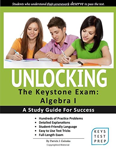 Book Cover Unlocking the Keystone Exam: Algebra I