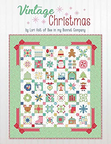 Book Cover It's Sew Emma Vintage Christ mas Quilt Book by Lori Holt of Bee in My Bonnet