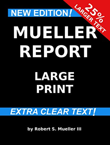 Book Cover Mueller Report: Large Print