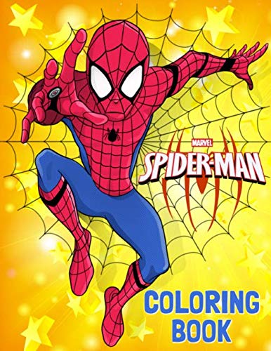 Book Cover Spider-Man Coloring Book: Great Coloring Book for Kids Ages 4-8 and Any Fan of Spider Man