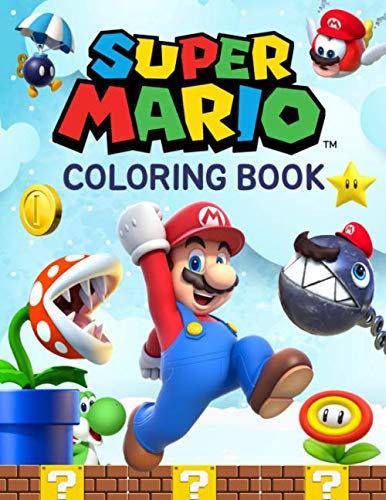 Book Cover Super Mario Coloring Book: Great Coloring Pages For Kids Ages 2-8