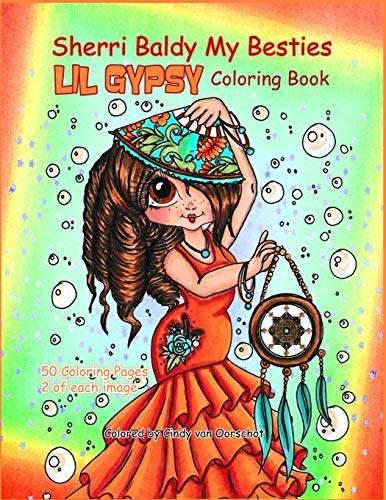Book Cover Sherri Baldy My Besties Lil Gypsy Coloring Book